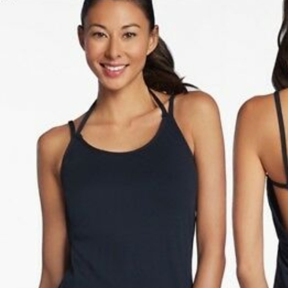 CHAMPION DOUBLE LAYER YOGA WORKOUT TANK TOP MEDIU - Picture 1 of 8